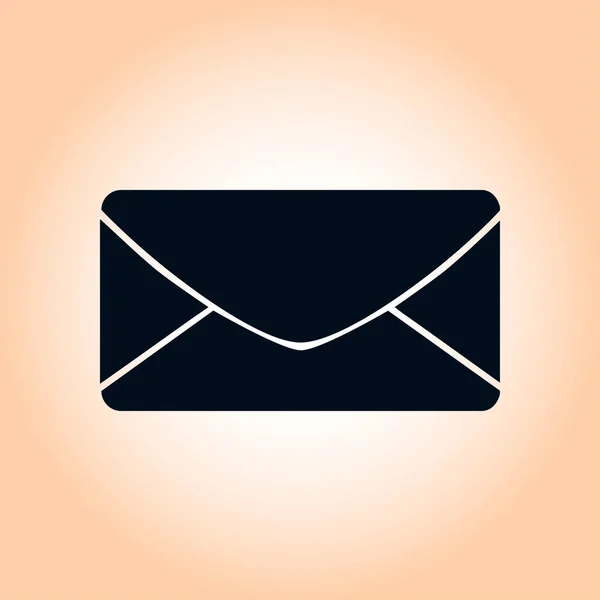 Düz Simgesi Mektup Posta Simgesini — Stok Vektör