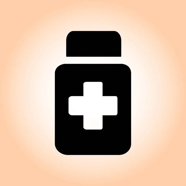Drugs Sign Icon Pack Pills Flat Design Style Vector Eps — Stock Vector