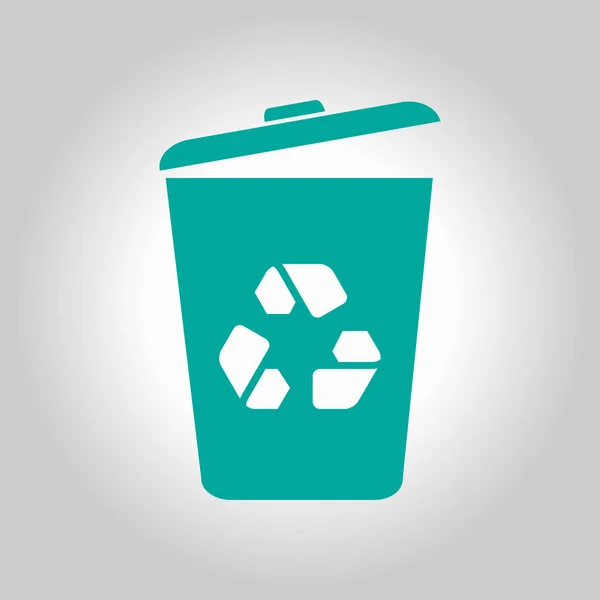 Basura Puede Icono Vector Eps10 Ilustración — Archivo Imágenes Vectoriales