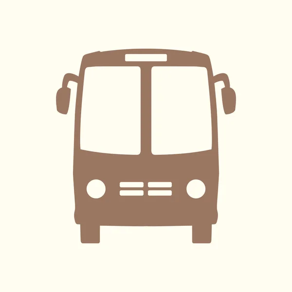 Icône Bus Simbol Écolier — Image vectorielle