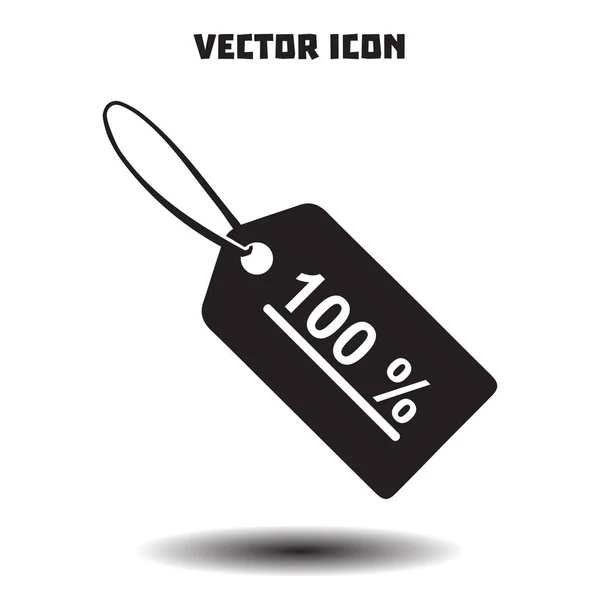 Icône Tags Vente Style Design Plat Eps Vectoriel — Image vectorielle