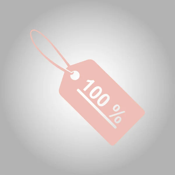 Sale Tags Icon Flat Design Style Vector Eps — Stock Vector