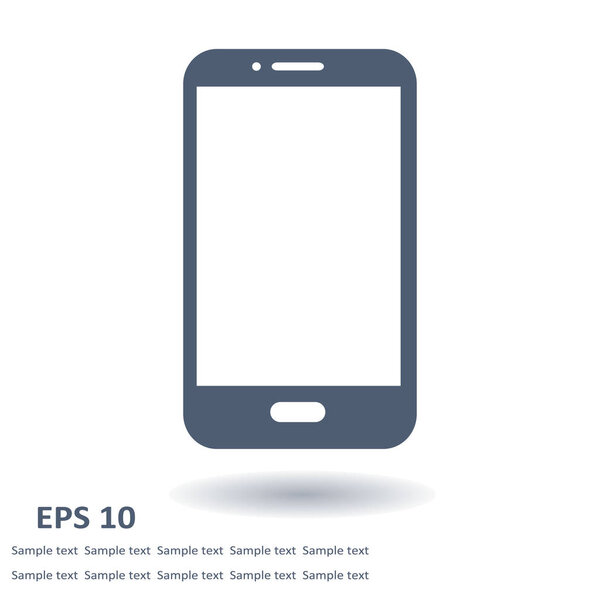Vector illustration of smartphone icon 