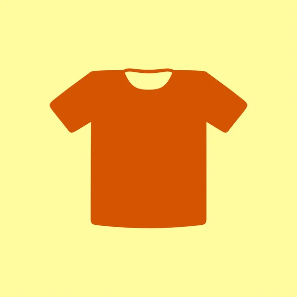 Icono Signo Camiseta Símbolo Ropa Estilo Diseño Plano — Vector de stock