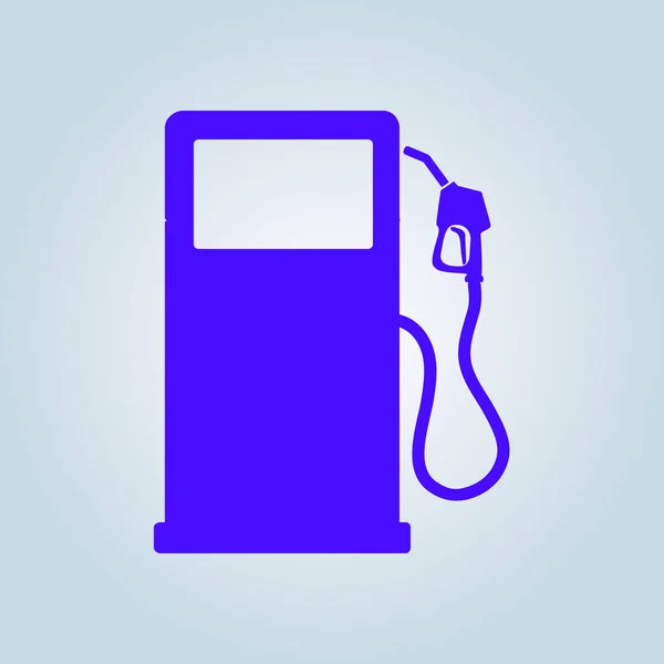 Benzyny Pompy Dyszy Znak Stacja Benzynowa Ikona Płaska Konstrukcja Stylu — Wektor stockowy