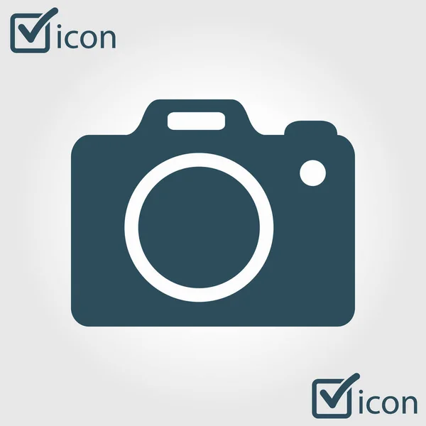 Foto Camera Symbool Pictogram Met Teken Voor Dslr Camera Digitale — Stockvector