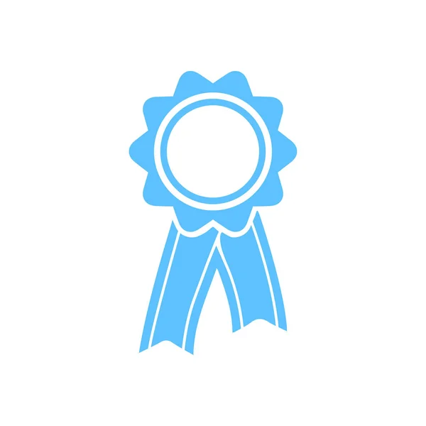 Badge Met Linten Pictogram Award Rozet Met Lint Zeppelin — Stockvector