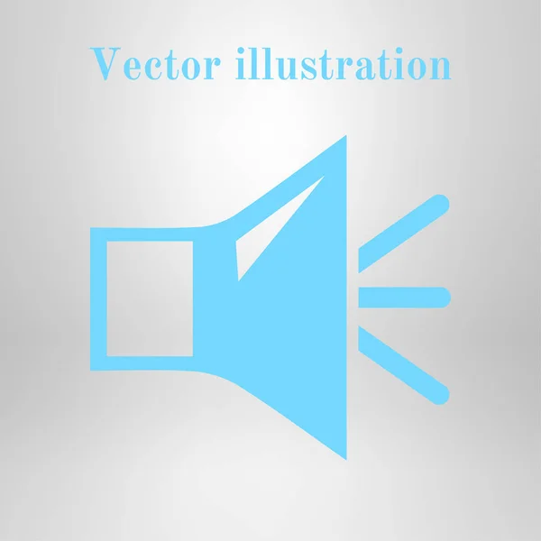 Εικονίδιο Μεγάφωνο Ομιλητής Εικονίδιο Έντασης Εισόδου Σύμβολο Ήχου Επίπεδη Σχεδίαση — Διανυσματικό Αρχείο