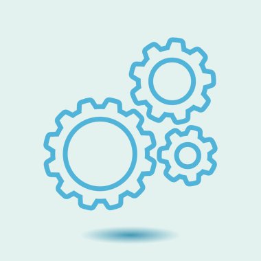 Simge vites. Düz stil. 