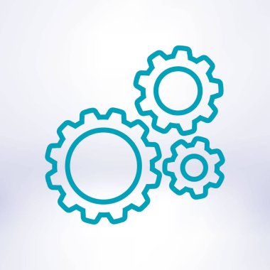 Simge vites. Düz stil. 