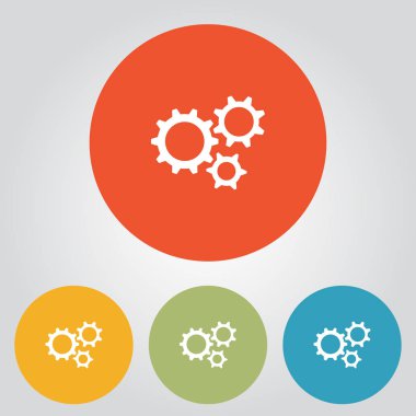 Simge vites. Düz stil. 