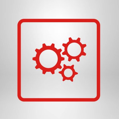 Simge vites. Düz stil. 