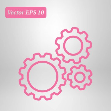 Simge vites. Düz stil. 