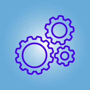 Simge vites. Düz stil. 