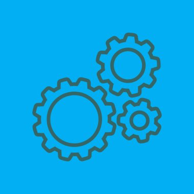 Simge vites. Düz stil. 