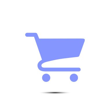 grafik alışveriş düz simgesi