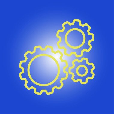 Simge vites. Düz stil. 