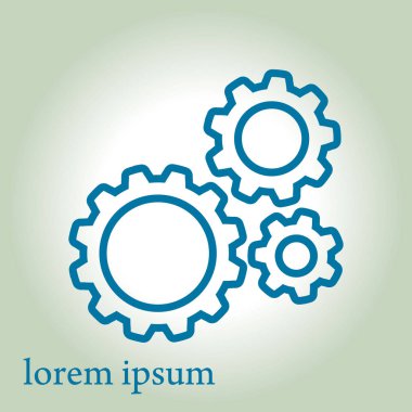 Simge vites. Düz stil. 