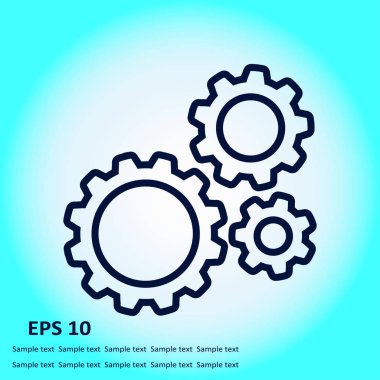 Simge vites. Düz stil. 