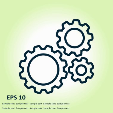 Simge vites. Düz stil. 