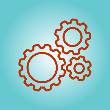 Simge vites. Düz stil. 