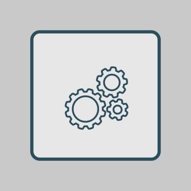 Simge vites. Düz stil. 