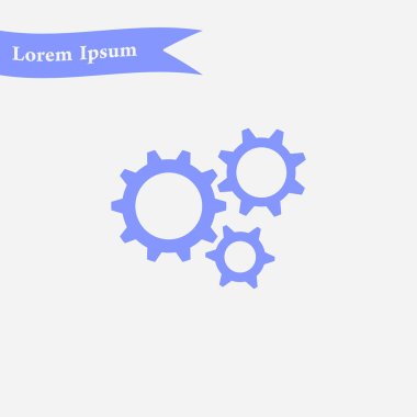 Simge vites. Düz stil. 