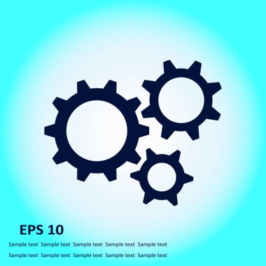 Simge vites. Düz stil. 