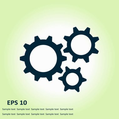 Simge vites. Düz stil. 