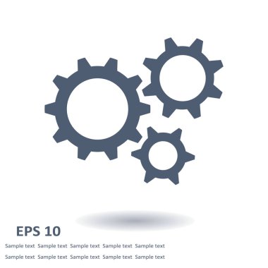 Simge vites. Düz stil. 