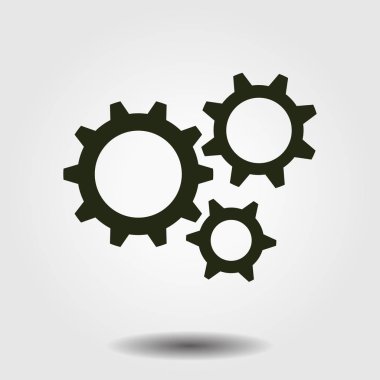 Simge vites. Düz stil. 