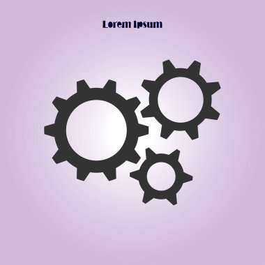 Simge vites. Düz stil. 