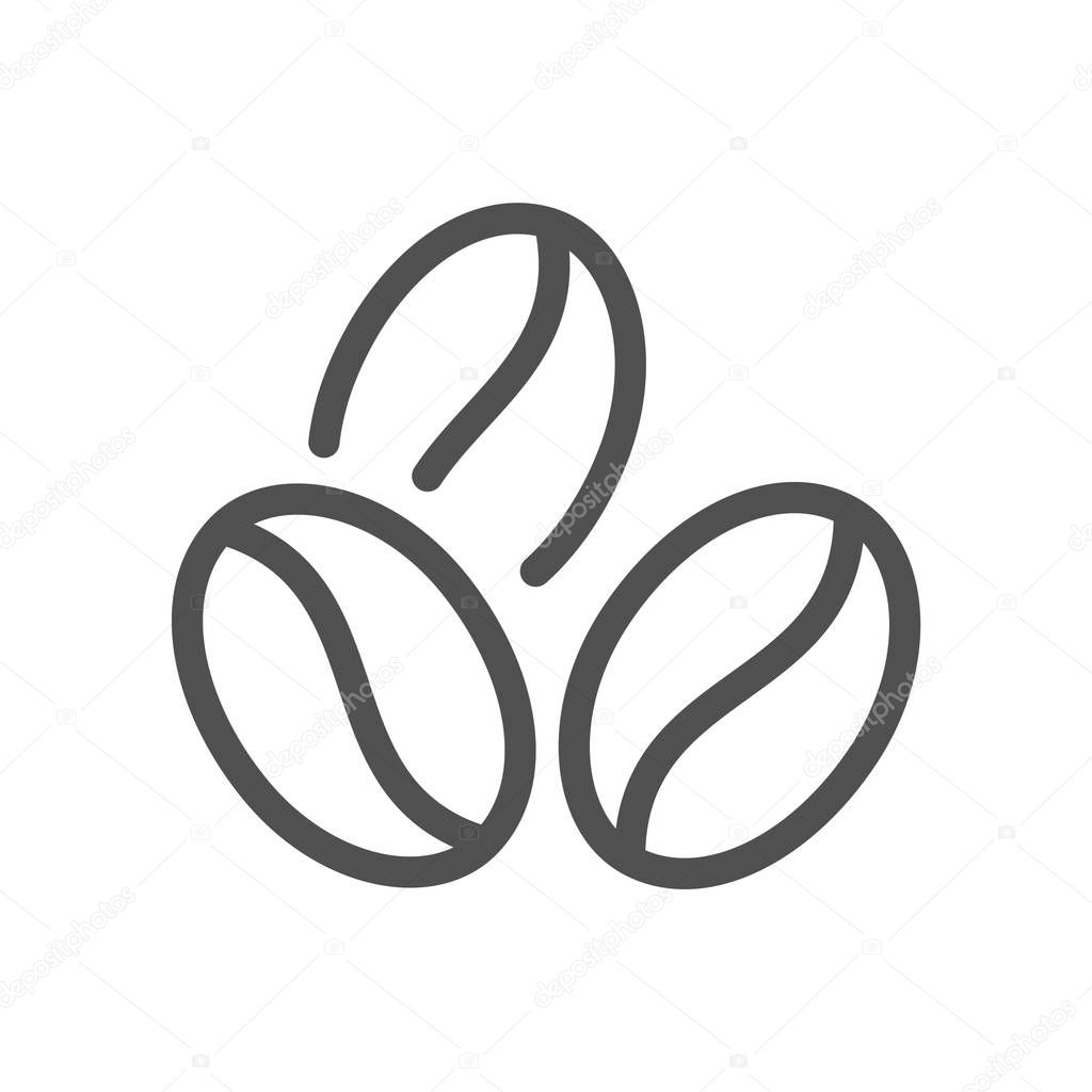 Coffee icon. Flat graphic design. Vector illustration