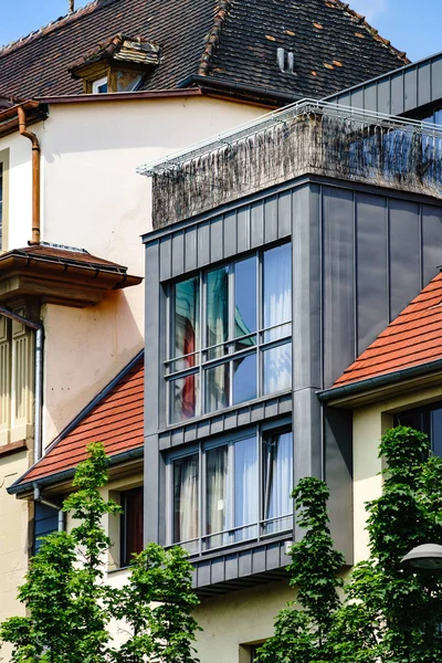 Viejas Hermosas Ventanas Centro Histórico Colmar Estilo Alsacien Francia —  Fotos de Stock