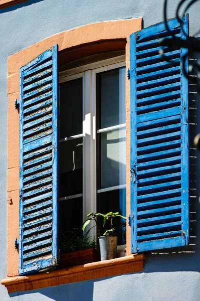 Viejas Hermosas Ventanas Centro Histórico Colmar Estilo Alsacien Francia —  Fotos de Stock