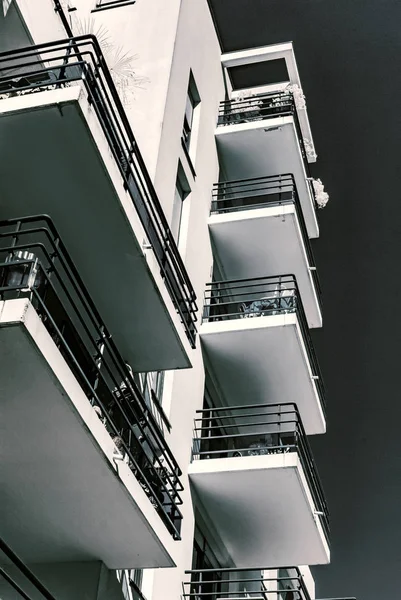 Modern Apartment Building Strasbourg Infrared View Sunny Day France — Stock Photo, Image