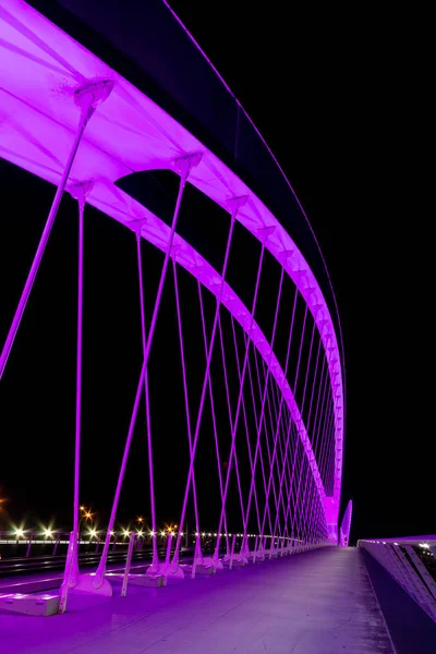 Yeni Köprü Pont Avrupa Için Tramvay Hattı Strasbourg Fransa Almanya — Stok fotoğraf