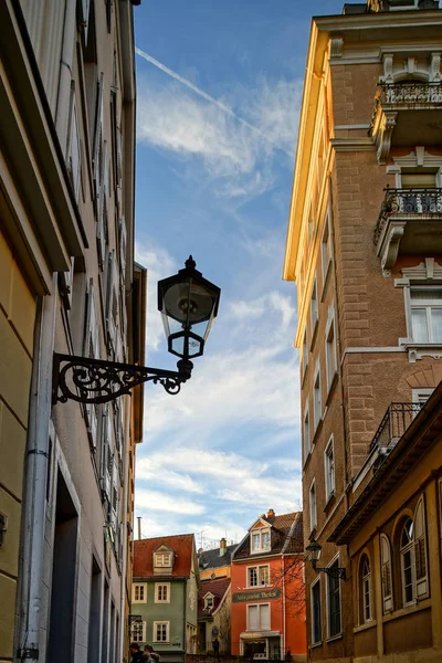 Redaksiyon: 16 Şubat 2019: Baden-Baden, Almanya. Güneşli bir gün s — Stok fotoğraf