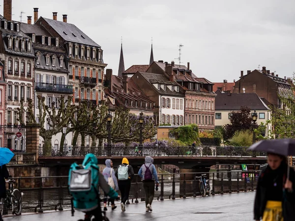 Editorial : 24 avril 2019 : Strasbourg, France. Météo pluvieuse à — Photo