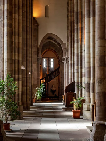 Detalhes do interior da Igreja São Tomás, Estrasburgo — Fotografia de Stock