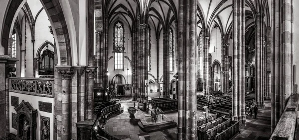 Pipe organ of Zolbermann in the Church Saint Thomas, Strasbourg — Stock Photo, Image