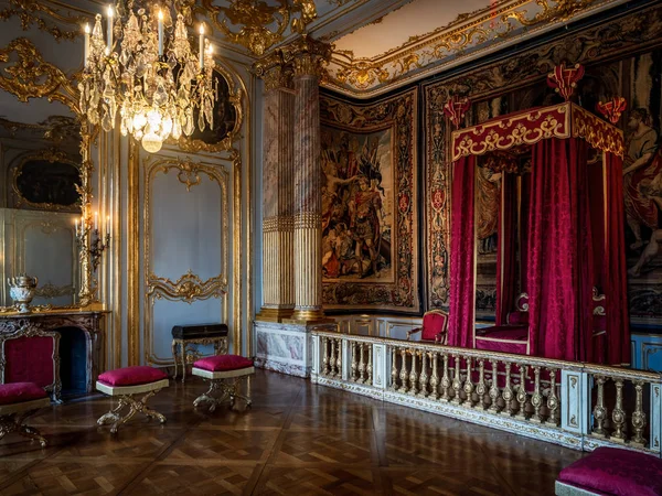 Роскошный интерьер дворца Роан в Страсбурге, королевский дом — стоковое фото