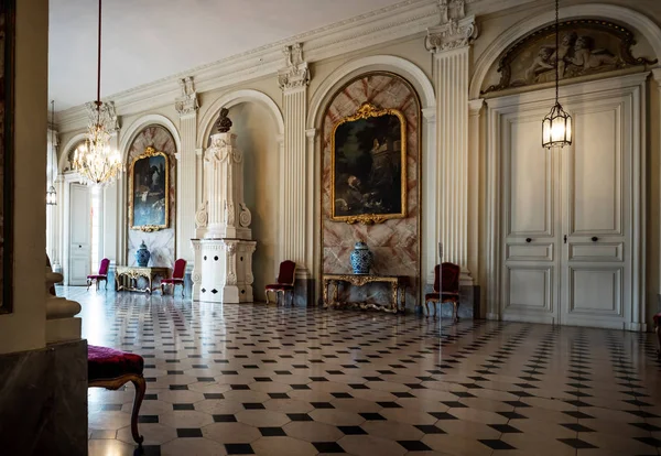 美丽的豪华内部罗汉宫殿在斯特拉斯堡，皇家m — 图库照片