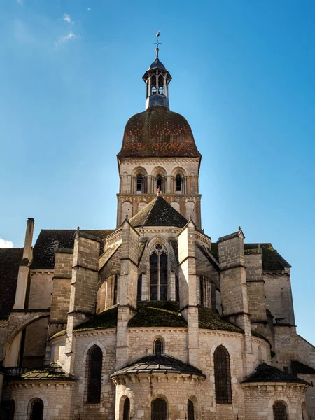 Piękna Starożytna Architektura Burgundii Ulice Miasta Beaune Słoneczny Wiosenny Dzień — Zdjęcie stockowe