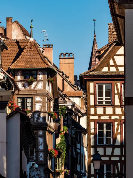 Hoofdartikel Augustus 2020 Straatsburg Frankrijk Straten Van Straatsburg Bij Dageraad — Stockfoto