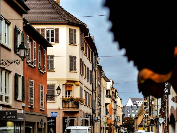 Editoriale Ottobre 2020 Strasburgo Francia Alba Strade Strasburgo Foto Strada — Foto Stock