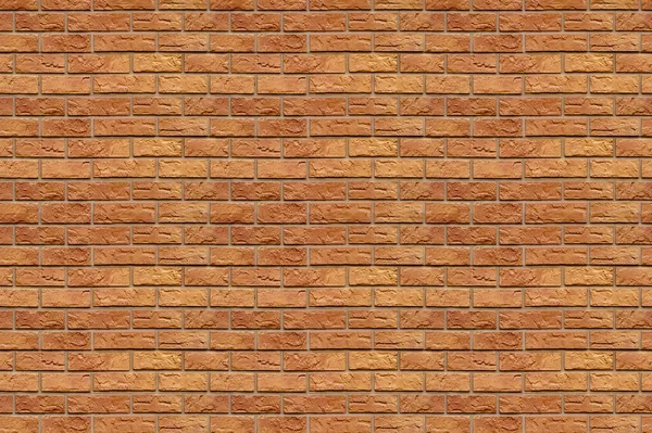 Naadloze Bakstenen Textuur Oranje Achtergrond Wallpaper Voor Ontwerper Rechthoekige Foto — Stockfoto