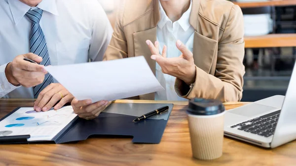 Teamwork Startup Projektplanung Große Besprechungsteams Die Zusammenarbeiten Brainstorming Prozess Joberfolg — Stockfoto