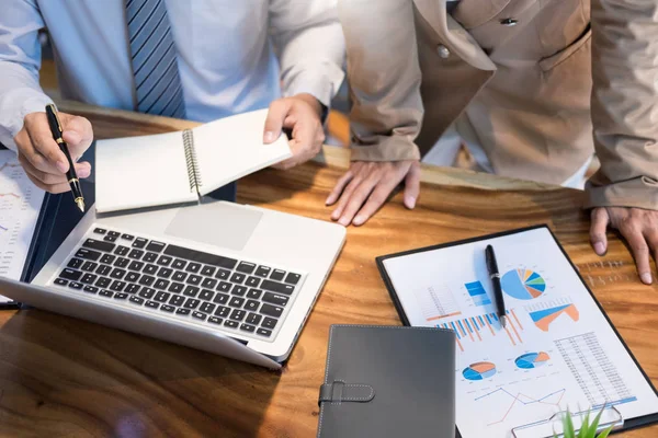 Teamwork Startup Projektplanung Große Besprechungsteams Die Zusammenarbeiten Brainstorming Prozess Joberfolg — Stockfoto