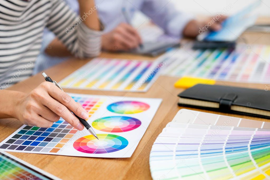 designer graphic creative creativity working together coloring u